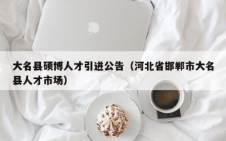 大名县硕博人才引进公告（河北省邯郸市大名县人才市场）