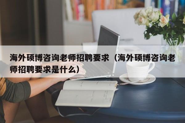 海外硕博咨询老师招聘要求（海外硕博咨询老师招聘要求是什么）-第1张图片-硕博招聘网